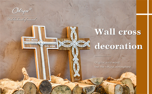 Antique Wall Cross Crucifix - Home Décor